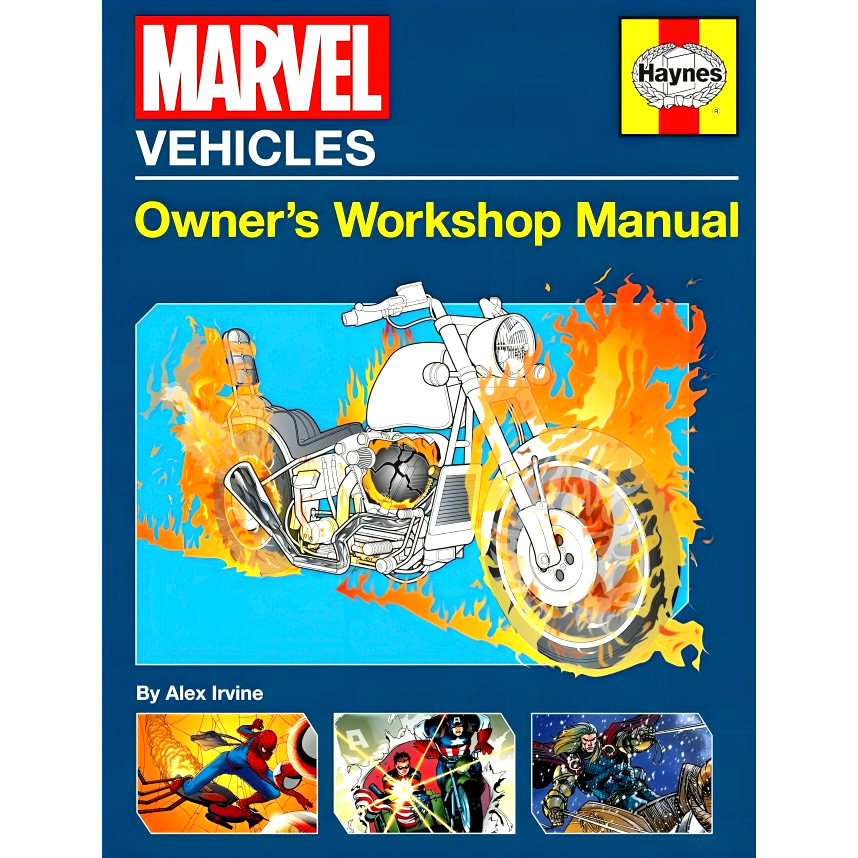 BBW หนังสือ Marvel Vehicles By Alex Irvine ISBN: 9781683831471