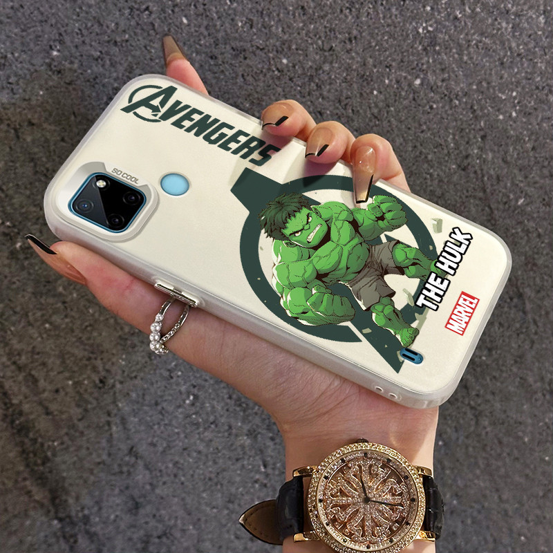 เคสสำหรับ Realme C21Y C25Y C21 C12 C25 C25s C15 C11 2020 Narzo 20 30A 50A เคสโทรศัพท์ฮัลค์