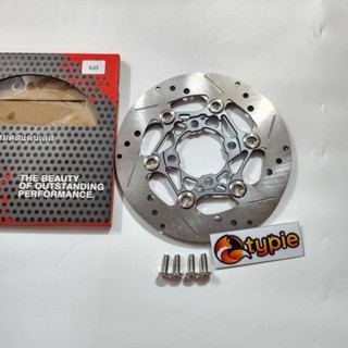 จานดิสเบรค จานเวฟ110i ZERN8.1 เทาหมุดสแตนเลส + น็อตสแตนเลสกล…