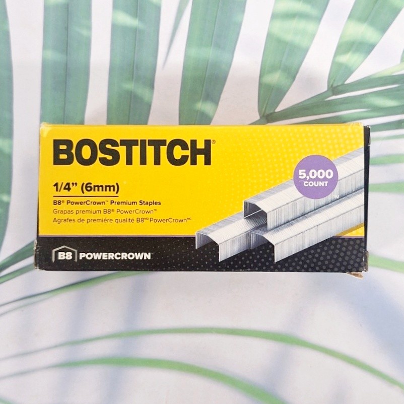 (Bostitch®) 1/4 Inch B8 Power Crown Premium Staples ลวดเย็บกระดาษ บี8