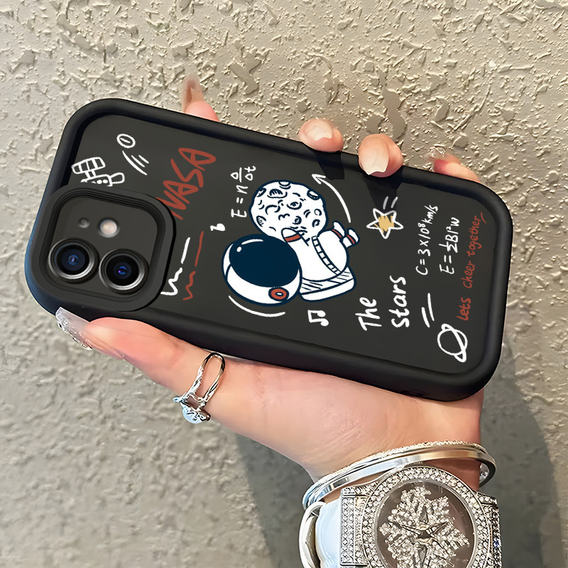 เคสสำหรับ iPhone 15 Pro Max 15 Plus 14 Pro Max 14 Plus 13 Pro Max 12 Pro Max 11 Pro Max เคสนักบินอวกาศเคสโทรศัพท์
