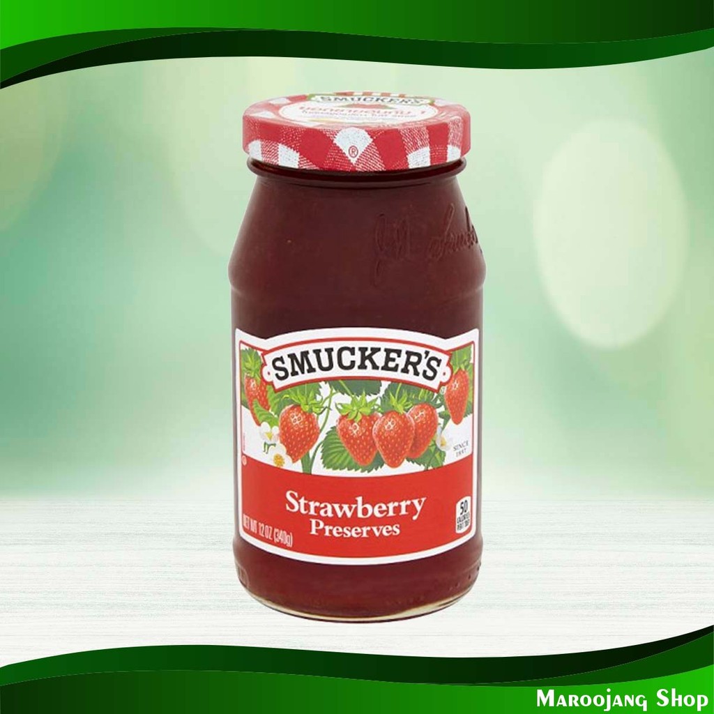 แยม สตรอเบอร์รี่ สมัคเกอร์ 340ก. Strawberry Jam Smucker