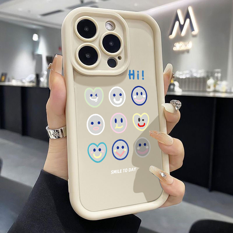 เคสสำหรับ Infinix Note 30 Note 30 Pro Note 30 VIP 5G GT 10 Pro 5G เคสนิ่มกันกระแทกเคสซิลิโคนซิลิโคนโทรศัพท์ใบหน้ายิ้ม ราคา ถูกที่สุด ดีลบีเคเค แกลเลอรีภาพที่ 4