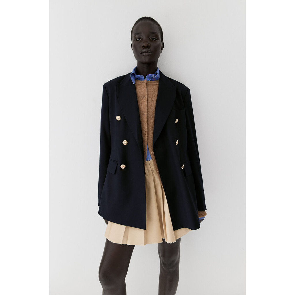 H&M Woman Double-breasted blazer 1238991_1