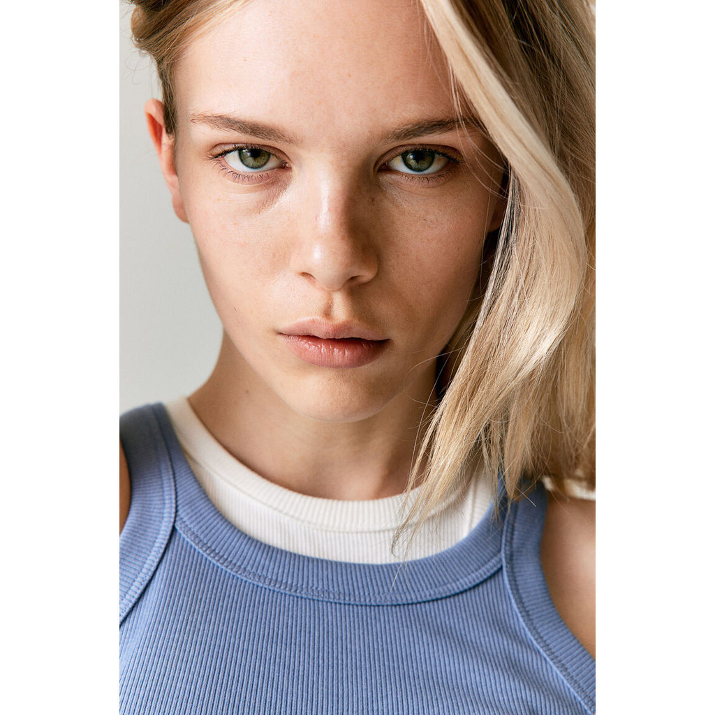 H&M Woman Ribbed vest top 0882925_3