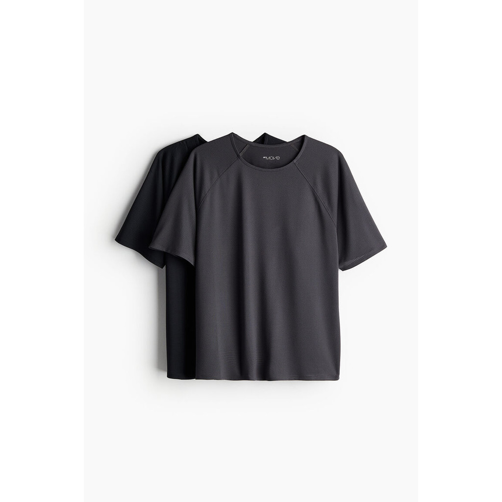 H&M Woman 2-pack sports tops in DryMove™ 1235652_1