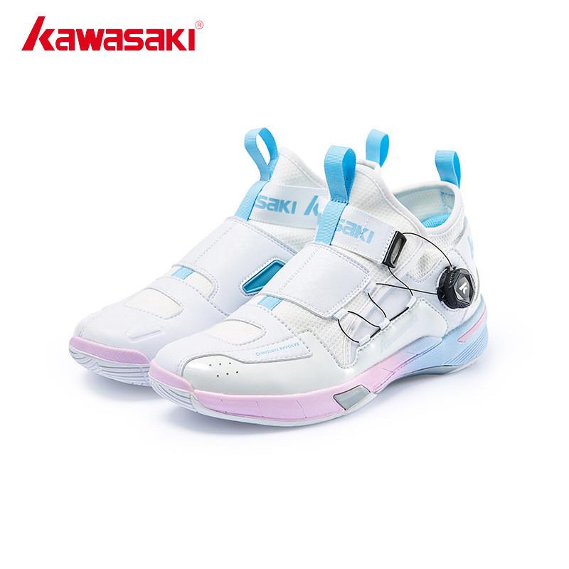 หัวเข็มขัดรองเท้าแบดมินตันคาวาซากิ kawasaki มาร์ชเมลโลว์อัตโนมัติ K2B20-A3311ข้าม2.0ลูกบิดลดแรงกระแทก