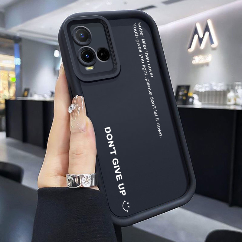 เคสสำหรับ VIVO Y21 Y21s Y21T Y21E Y21A Y21G Y33T Y33s เคสป้องกันการกระแทกซิลิโคนป้องกันลายนิ้วมือที่เรียบง่าย