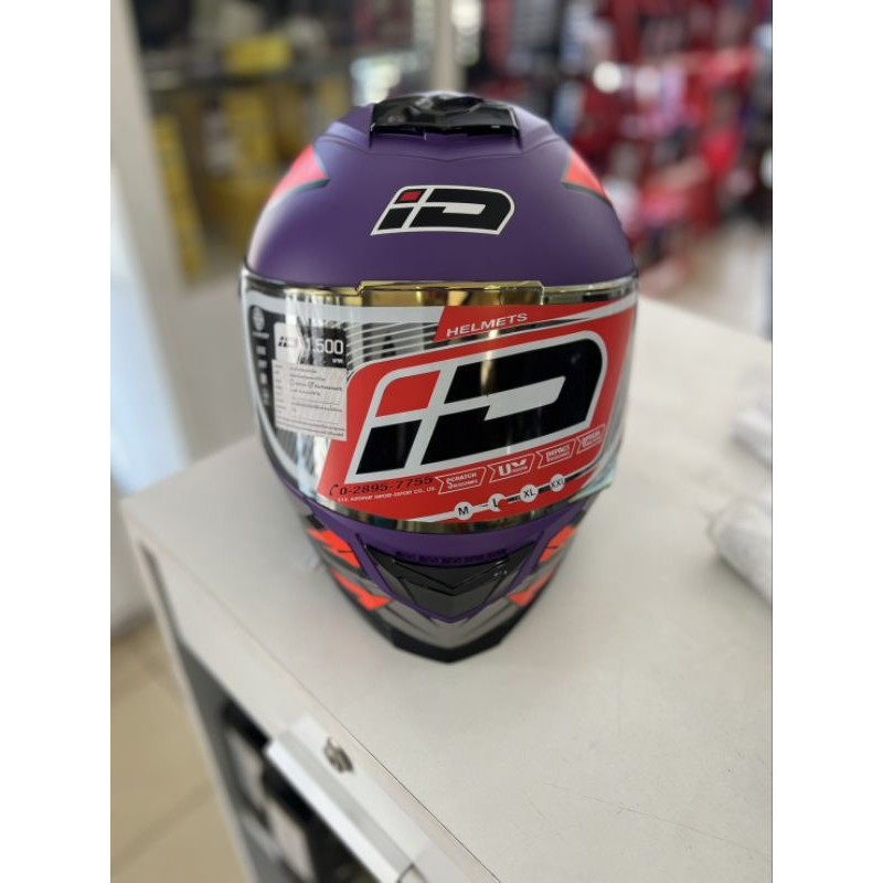 หมวกกันน๊อคเต็มใบINDEX ID SPARTAN(mn-fn-b13)