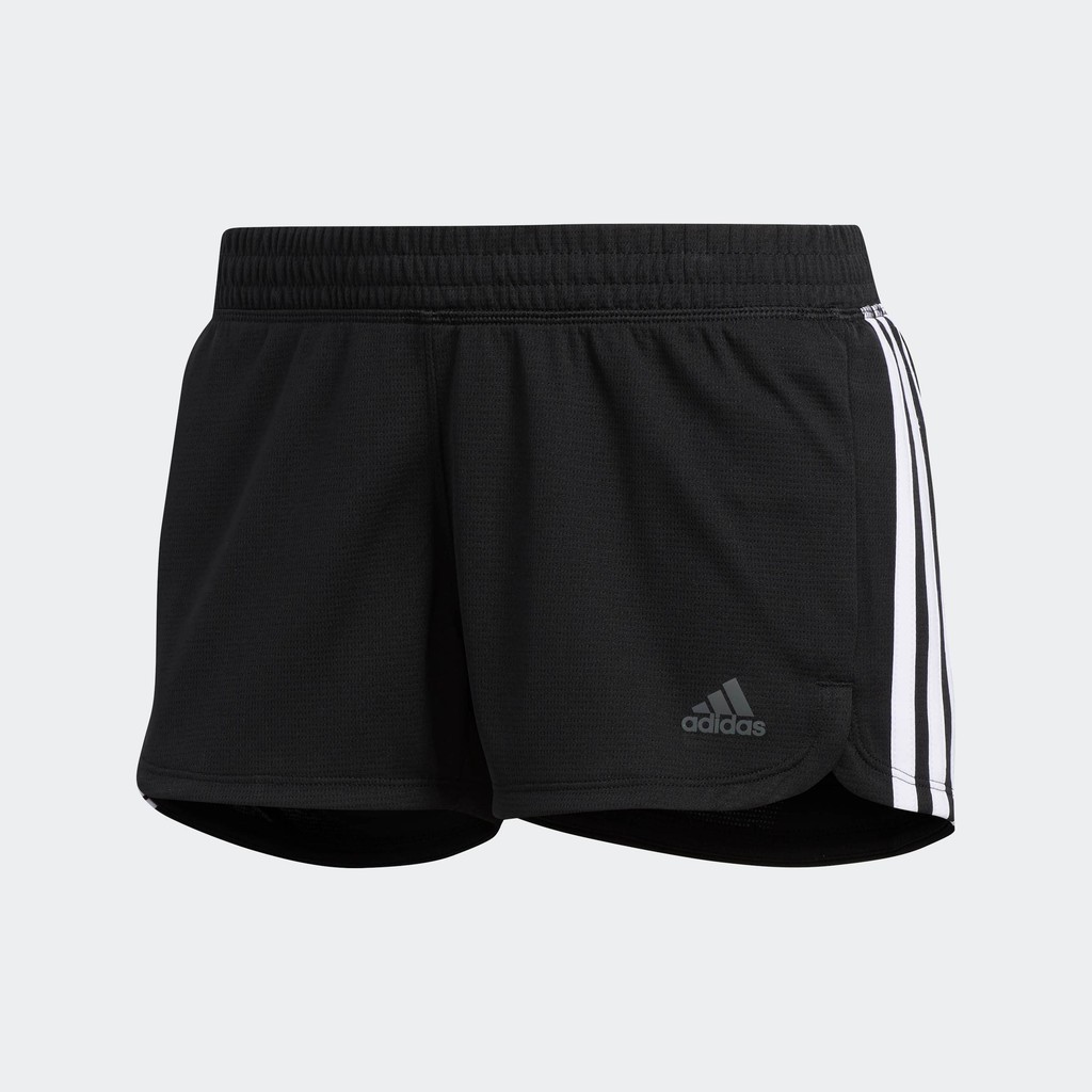 adidas เทรนนิง & Gym & Training กางเกงขาสั้น Pacer 3-Stripes ผู้หญิง สีดำ DU3502