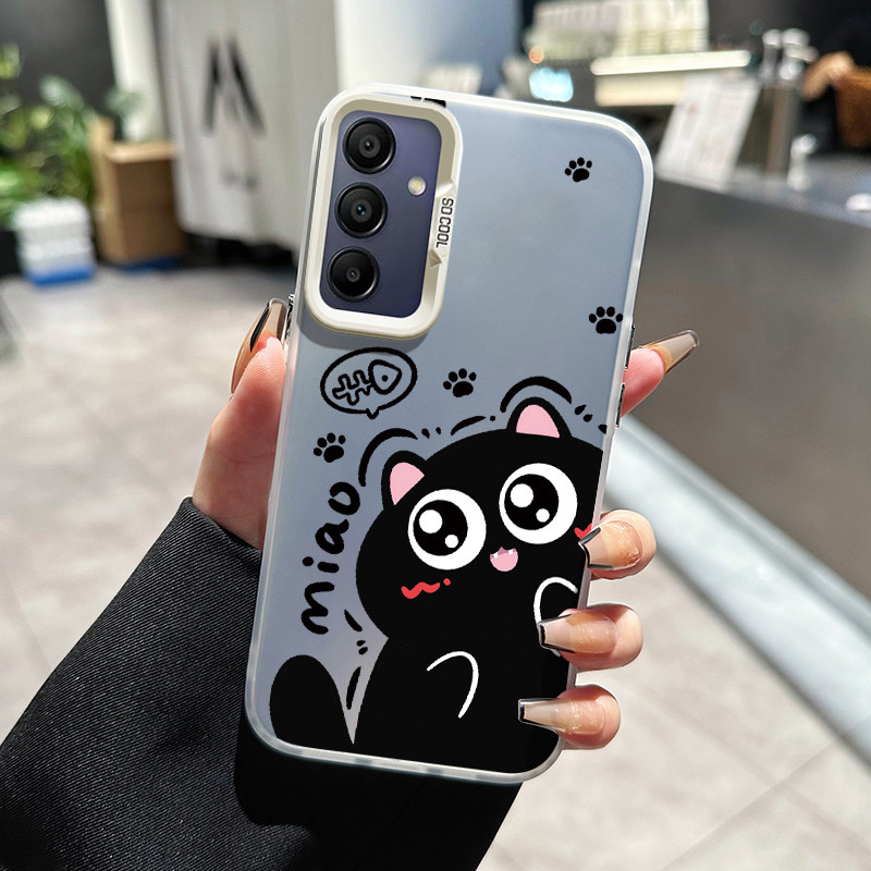 เคสสำหรับ Samsung A15 4G A15 5G M15 A25 A14 A13 A12 F12 M12 A11 M11 A10S M01S เคสโทรศัพท์รูปตัวการ์ตูนน่ารัก