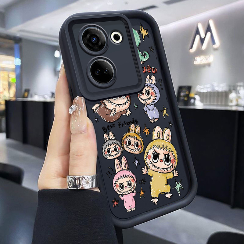 เคสสำหรับ Tecno Camon 20 4G Camon 20 Pro 4G Camon 20 Pro 5G Camon 20s Pro 5G เคส Labubu เคสโทรศัพท์ 