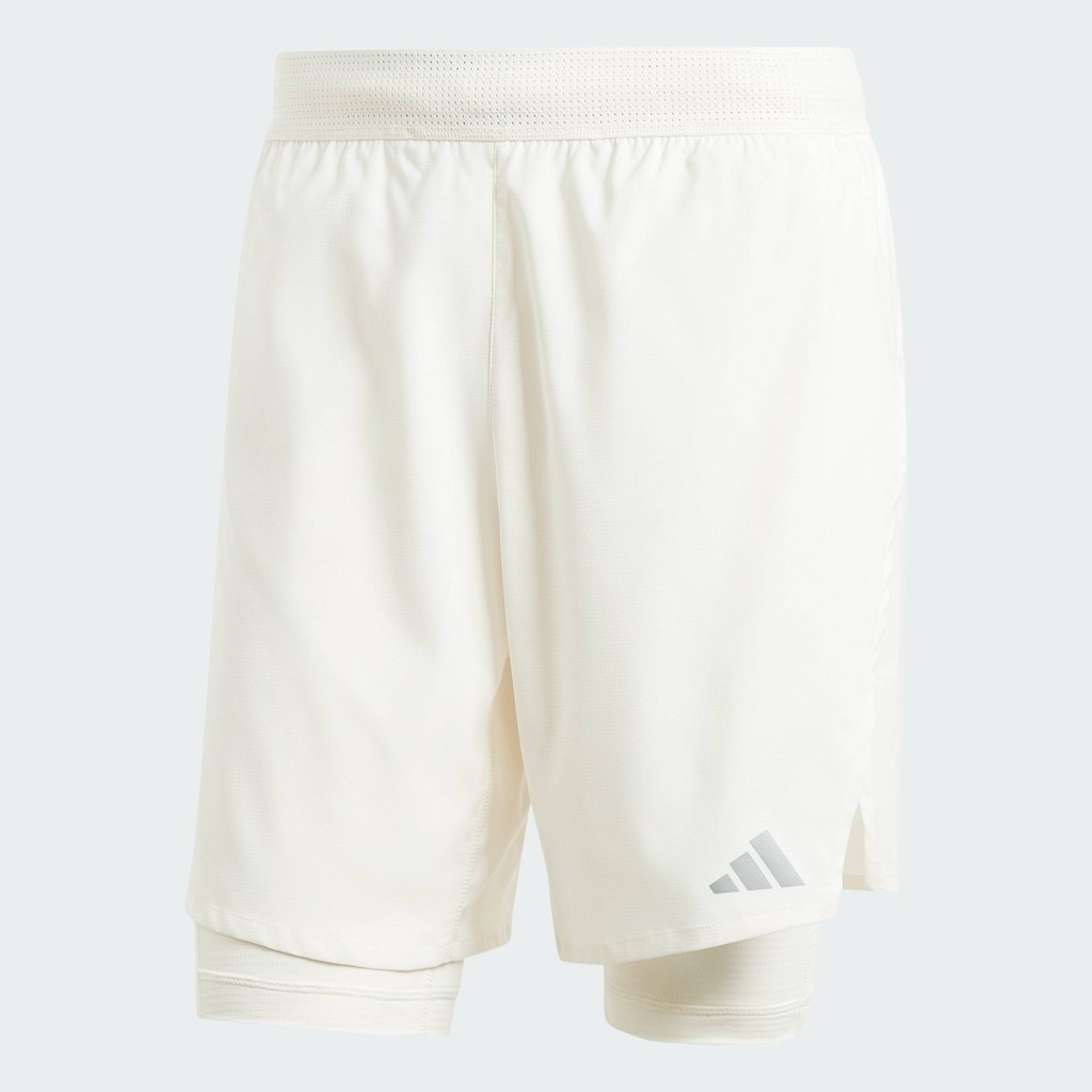adidas Training HIIT Workout HEAT.RDY 2-in-1 Shorts Men White IS3698