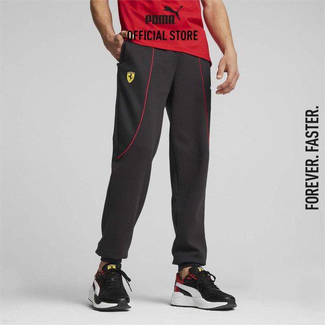 PUMA AUTO - กางเกงวอร์มผู้ชาย AOP Race สีดำ - 62094301