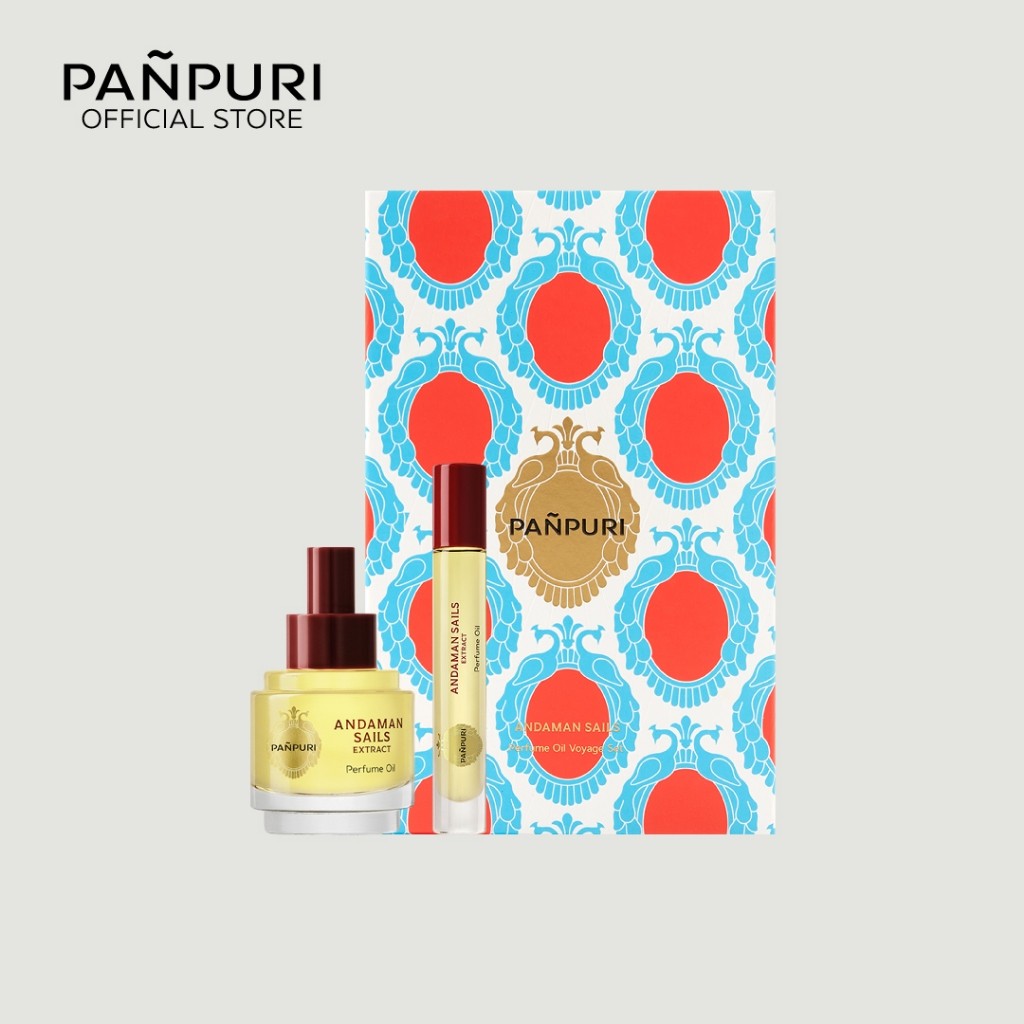 PANPURI ANDAMAN SAILS Perfume Oil Voyage Set ปัญญ์ปุริ อันดามัน เซลล์ เพอร์ฟูม ออยล์ วอยาจ เซ็ต