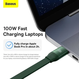 Baseus สายชาร์จ USB Type C 100W 3 IN 1 พับเก็บได้ สําหรับ Samsung Xiaomi i13 12
