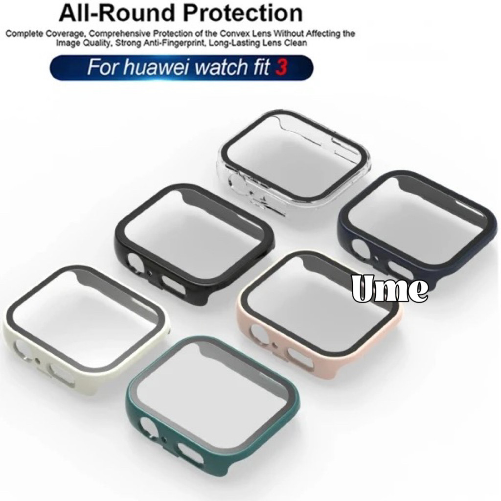 ส่งเร็ว🔥เคส Huawei Watch Fit 3 กระจกนิรภัยสําหรับ Huawei Watch Fit3 สมาร ์Full Covered Huawei watch 
