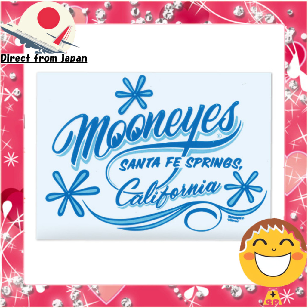 MOONEYES California Pinstripe Sticker Blue [ DM173BL ] [Direct from Japan]