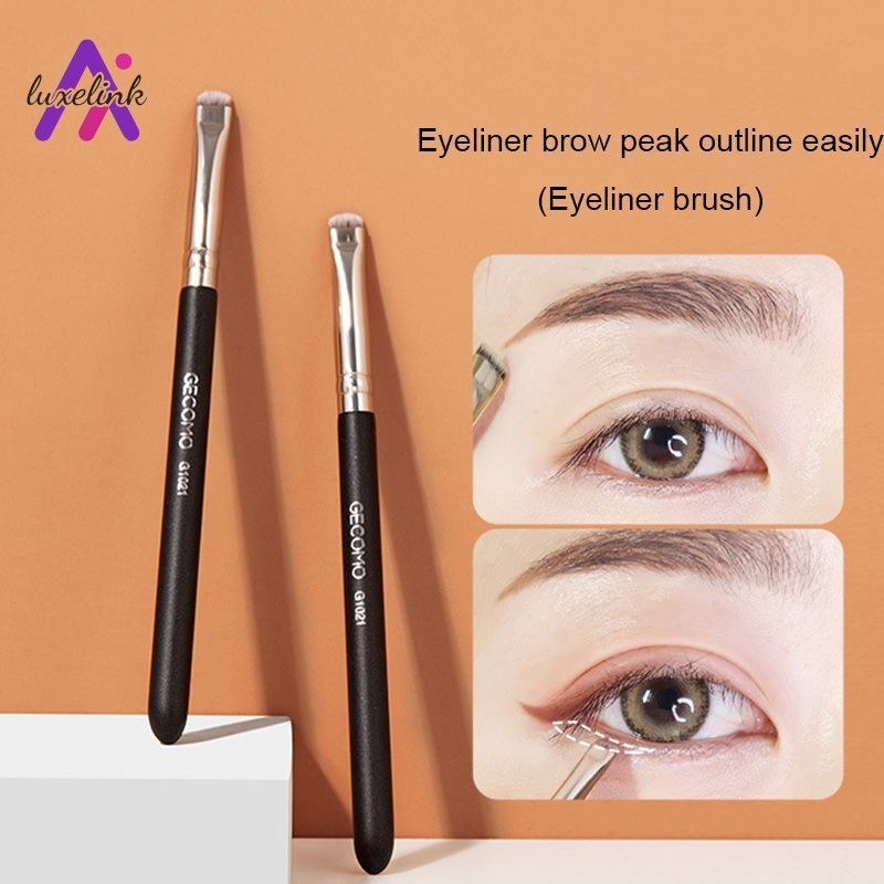 luxelinkอายไลเนอร์คิ้วแปรง Smear-proof ใช้งานง่ายใบมีดแบน Top Arc แปรง Eye Repair แปรงแต่งหน้า