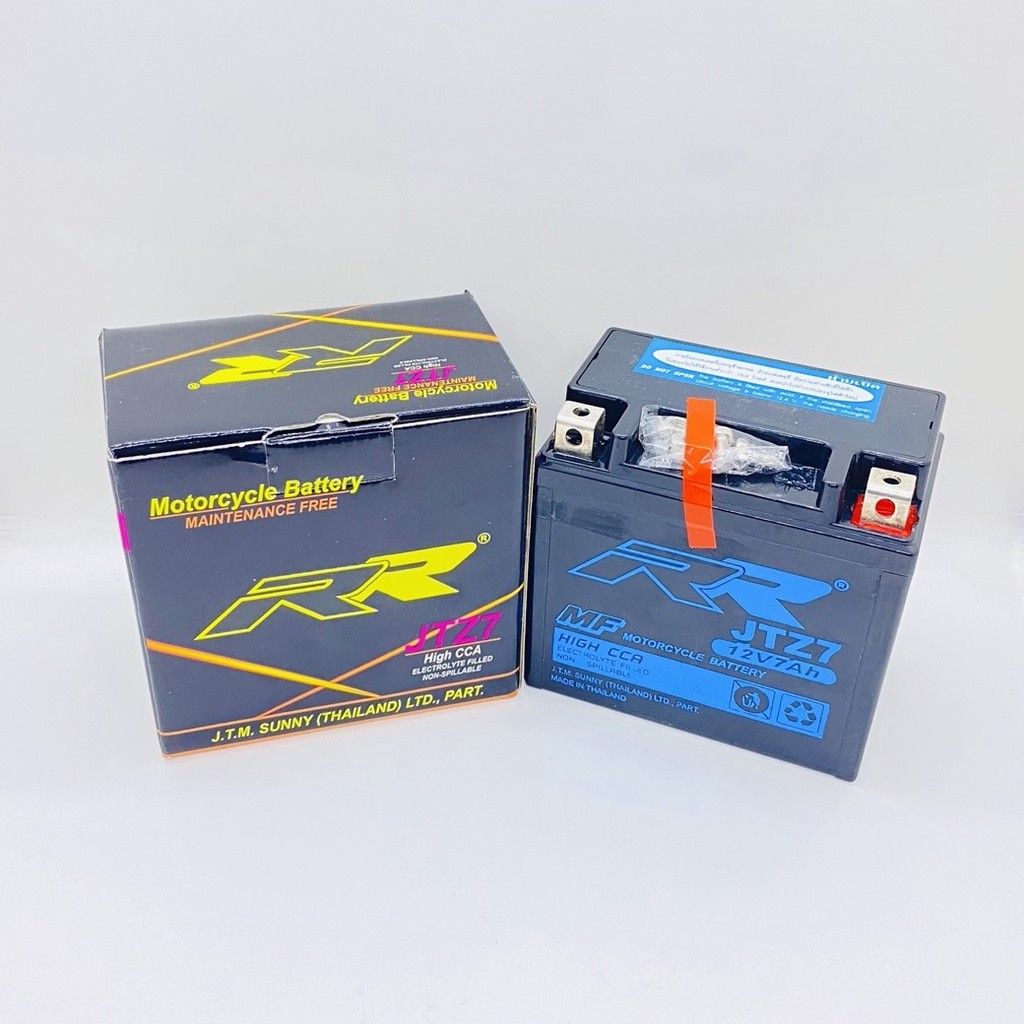แบต BIGBIKE แบตเตอรี่ BIGBIKE มอเตอร์ไซค์ บิ๊กไบค์ RR JTZ7  12V 7Ah ใส่ ฮอนด้า PCX ไฟแรงสูง - รูปที่ 3