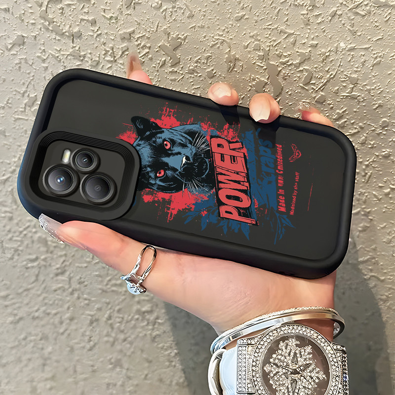 เคสสำหรับ Realme C35 Realme Narzo 50A Prime เคสโทรศัพท์เสือดาว