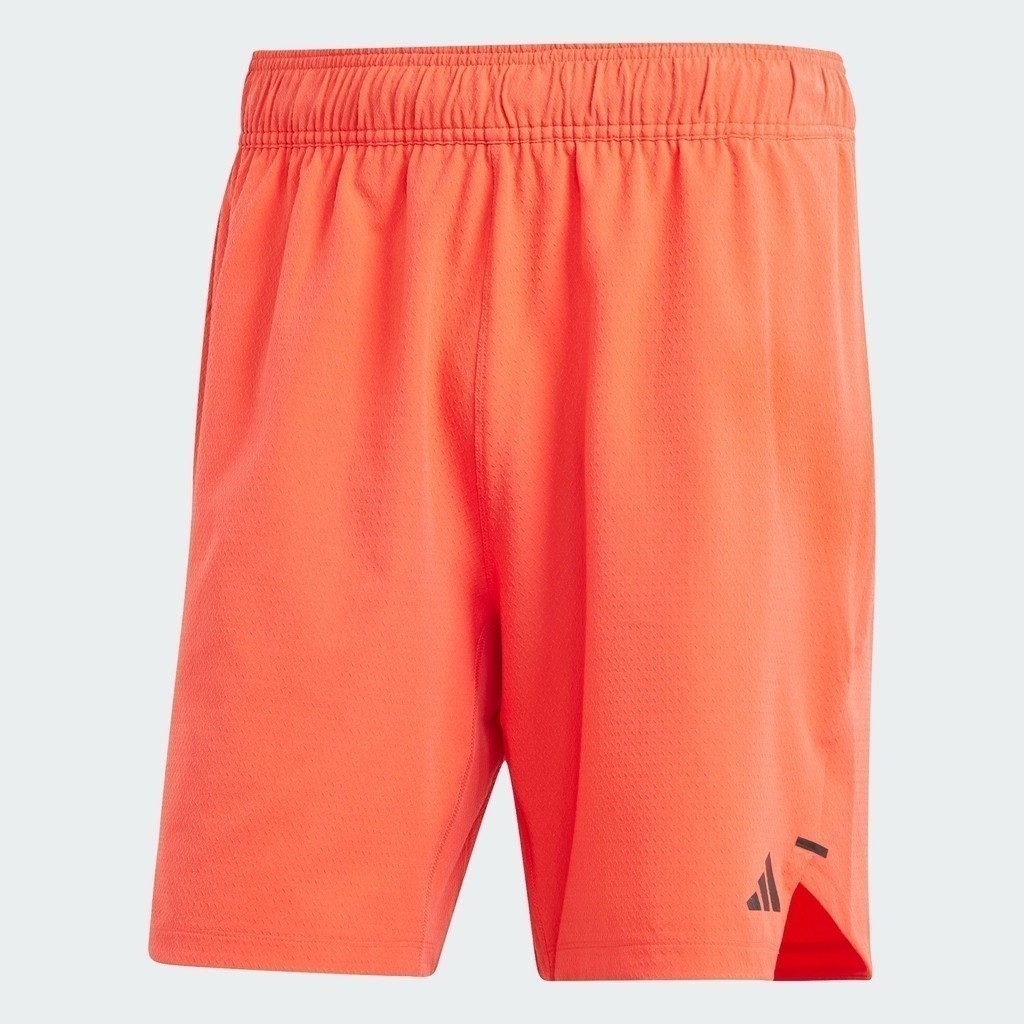 adidas Training Workout Knurling Shorts Men Orange IL1424