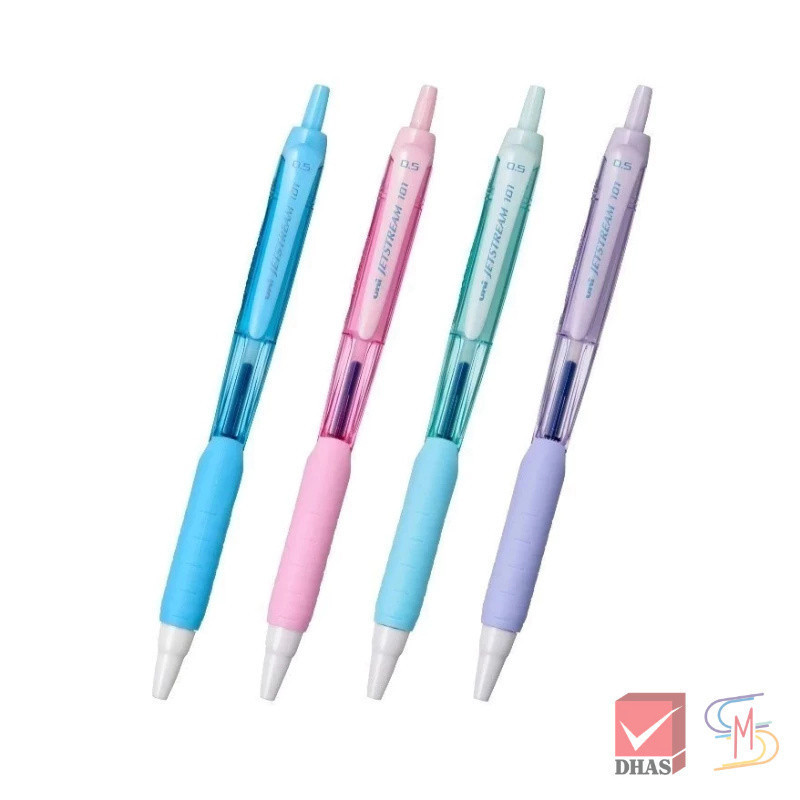 Uni ยูนิ ปากกา ปากกาลูกลื่น เจ็ทสตรีม SXN-101FL-05 น้ำเงิน จำนวน 1 ด้าม