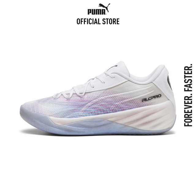 PUMA BASKETBALL - รองเท้าบาสเกตบอล All-Pro NITRO™ สีขาว 37992401