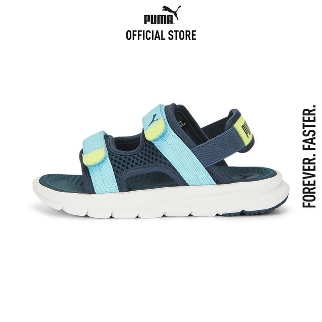 PUMA KIDS - รองเท้าแตะสำหรับเด็ก PUMA Evolve สีฟ้า - 38914702