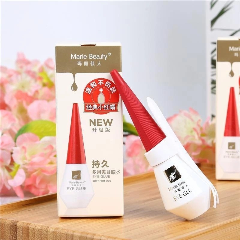 elegantedge กาวติดขนตาปลอมแห้ง Clear Best Hypoallergenic กาว Strong Hold กาว Lash ติดทนนาน