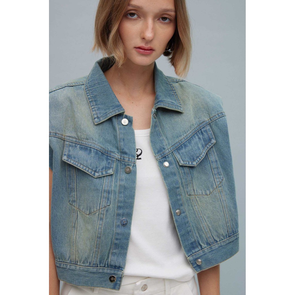 Twotwice - Shoulder Pad Denim - รูปที่ 2