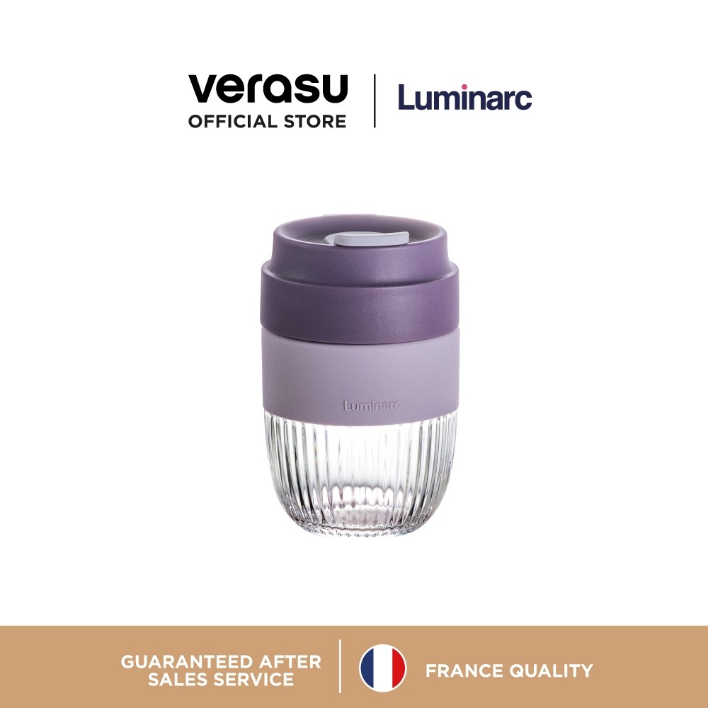 LUMINARC แก้วกาแฟ Ease To Go สีม่วง 350 มล รุ่น ARC-V5072