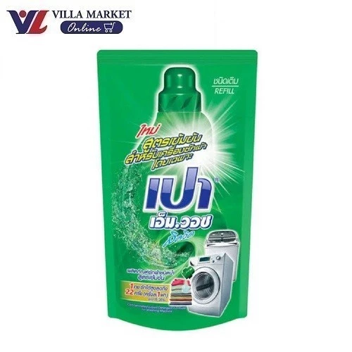 Pao M Wash Liquid Detergent Refill 600Ml เปาเอ็มวอช ชนิดน้ำ สูตรเข้มข้น