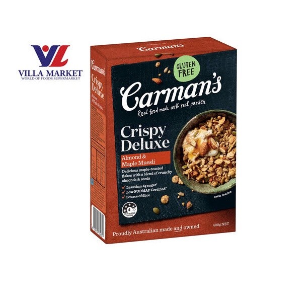 Carman'S Almond & Maple Gluten Free Muesli 400G