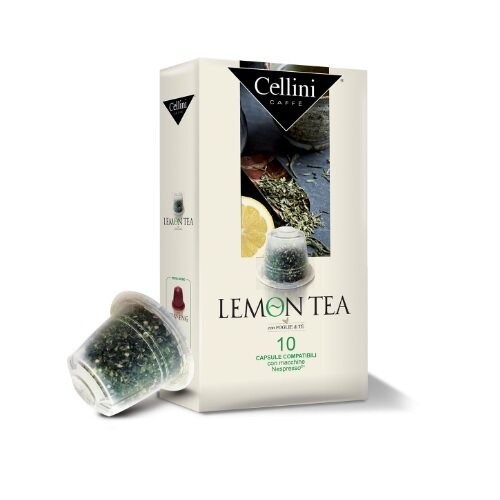 Lemon Tea Capsules Cellini 10Caps ชาแคปซูล ชาเลมอน ชาสำเร็จรูป