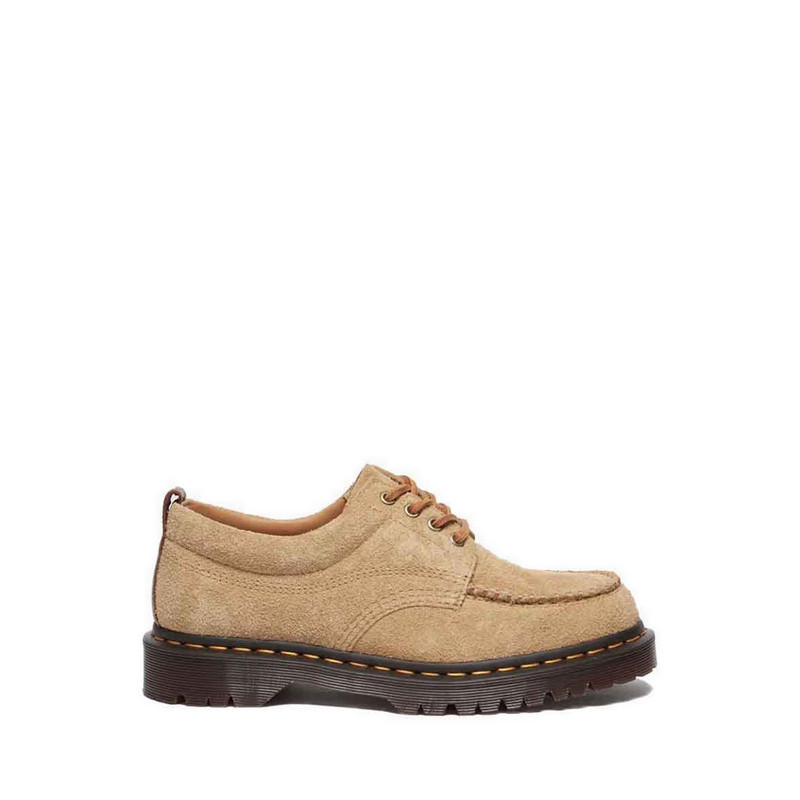 Dr.Martens Lowell Suede Moc Toe Shoes - Tan & Butterscotch