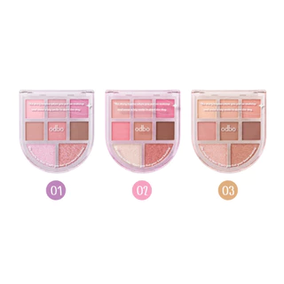 Odbo Romance Mood Eye Palette โอดีบีโอ อายแชโดว์พาเลท 8 เฉดสี 6g เนื้อแมทท์-ชิมเมอร์ พิกเมนต์แน่น สีสวยชัด เกลี่ยง่าย