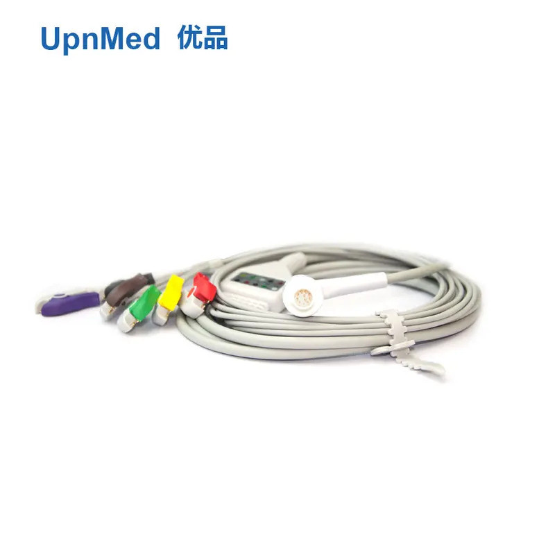 ⁂Corpuls 11Pin 6-Lead ECG Cable พร้อมสายจูง,คลิป,AHA