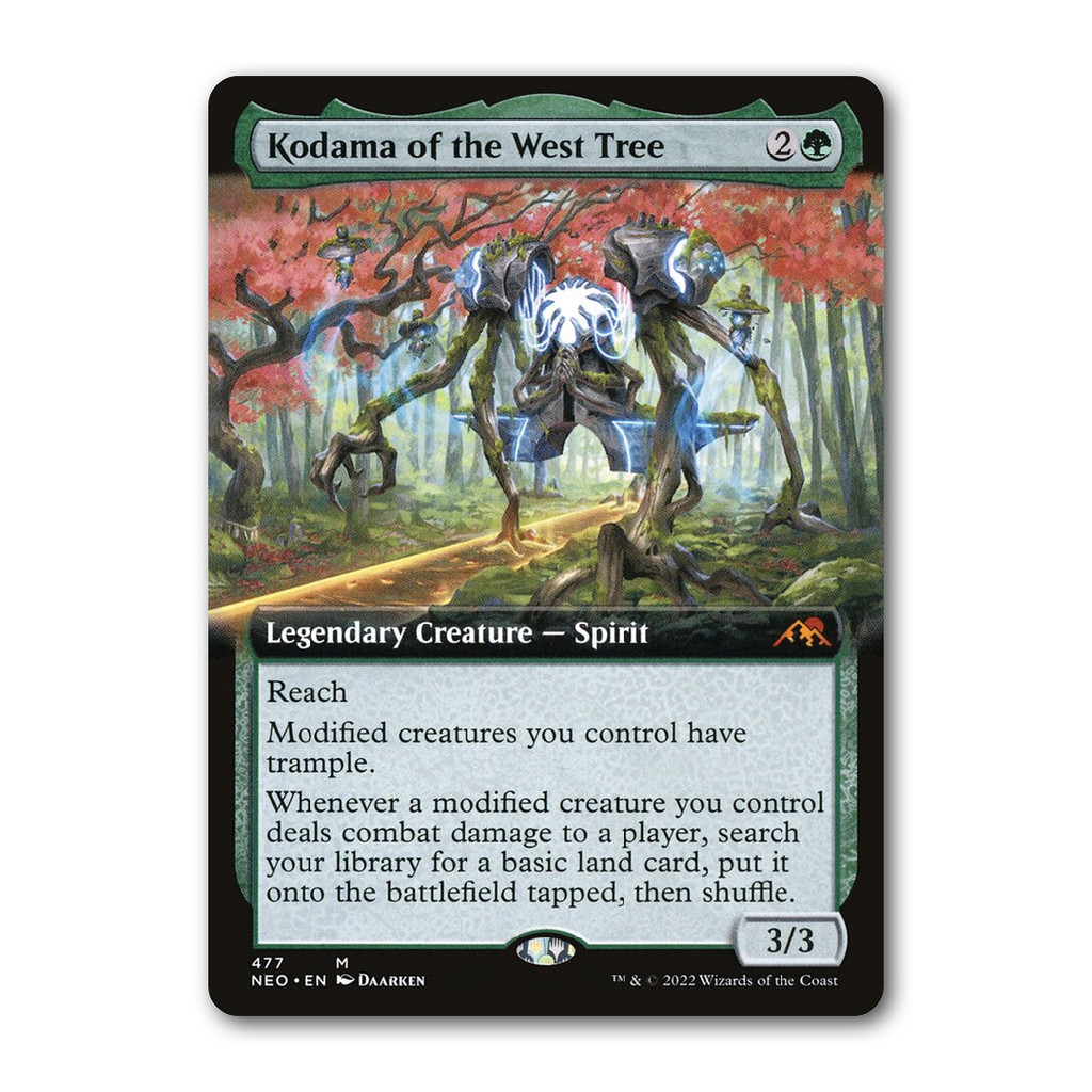 [MTG] Kodama of the West Tree [NEO] [Green] [Mythic] [Normal] [ENG] [2022] (Magic: The Gathering)