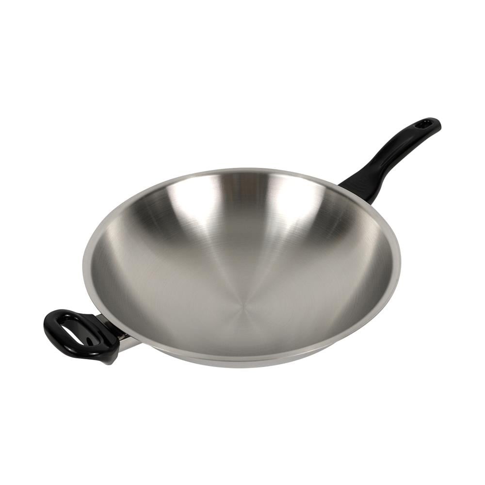 ZEBRA กระทะจีน 34 ซม. ZEBRA VITALUX 3PLY เครื่องครัวและอุปกรณ์ เครื่องครัว WOK ZEBRA VITALUX 34CM 3P