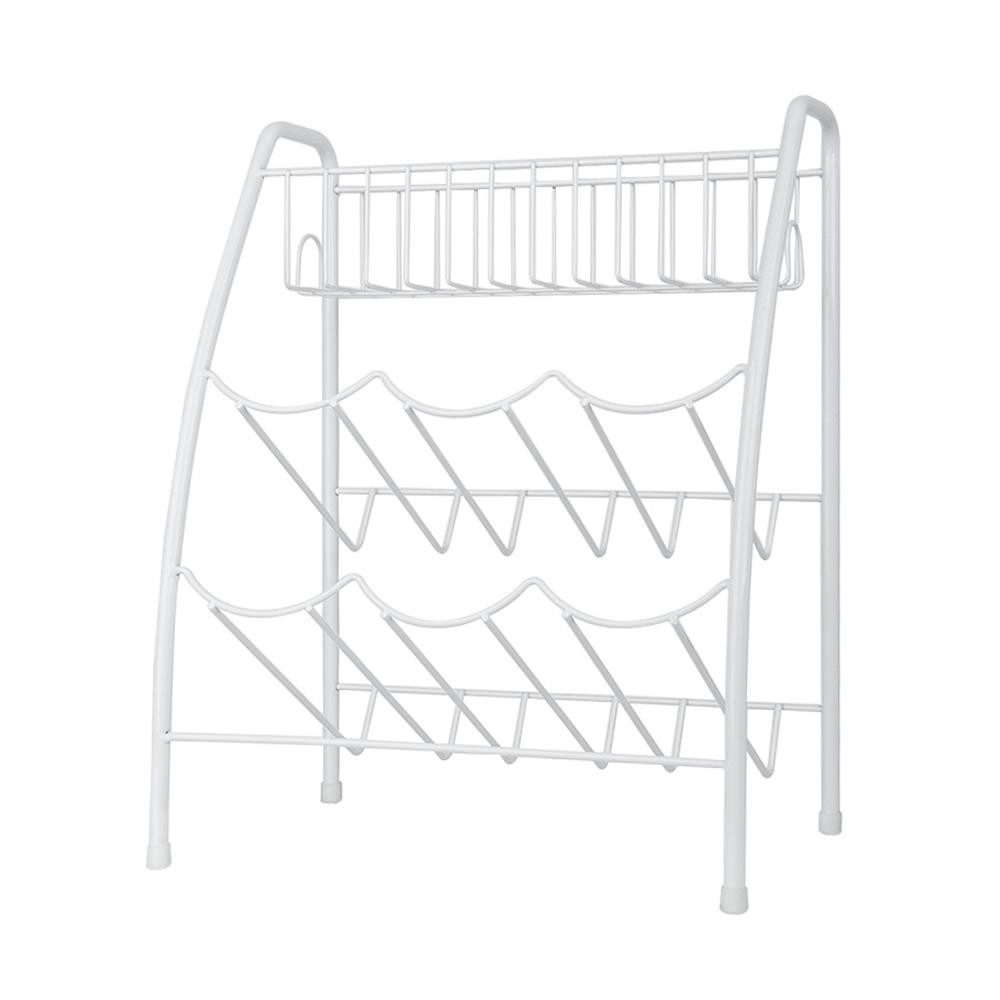 EKONO ชั้นวางขวดในครัวลวดเคลือบ3ชั้นEKONO 914 อุปกรณ์จัดเก็บในครัว ชั้นวางของในครัว 3-TIER SPICE RAC