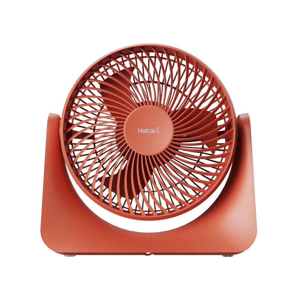 HATARI พัดลมพกพา 8 นิ้ว HATARI CYCLONE MAX สีส้ม พัดลม พัดลมพกพา PORTABLE FAN 8IN HATARI CYCLONE MAX