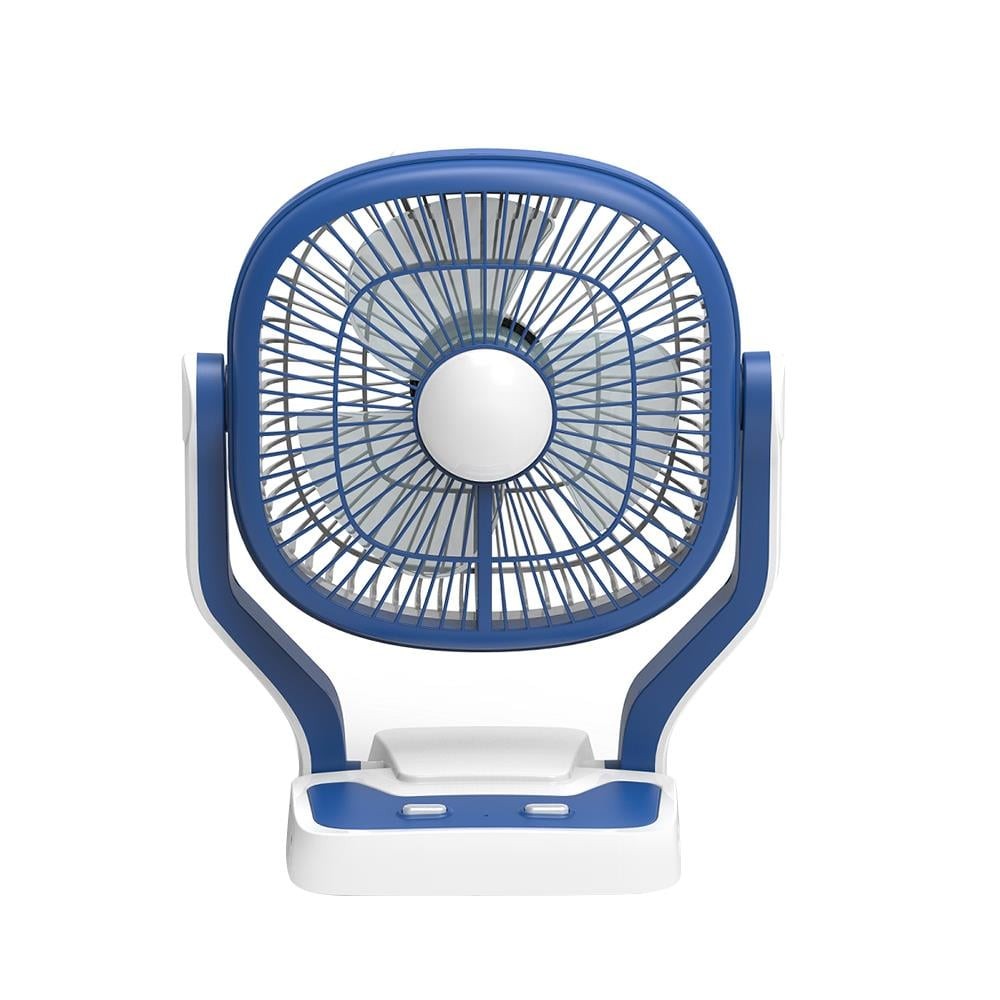 AIKO พัดลมพกพา 7 นิ้ว AIKO KN-2907U-WB สีขาว/ฟ้า พัดลม พัดลมพกพา PORTABLE FAN AIKO KN-2907U-WB 7" WH