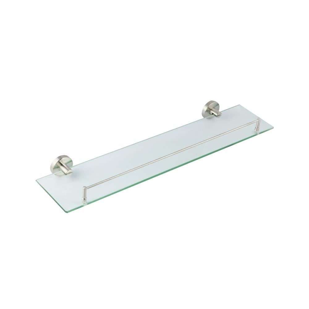 LUZERN หิ้งกระจก LUZERN AS71803 สเตนเลส อุปกรณ์ห้องน้ำ อุปกรณ์จัดเก็บในห้องน้ำ GLASS SHELF LUZERN AS