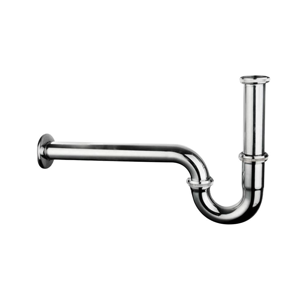 RASLAND ท่อน้ำทิ้งอ่างล้างหน้าพีแทรป 40 ซม. RASLAND RA 150400P สีโครม อะไหล่ห้องน้ำ อะไหล่อ่างล้างหน