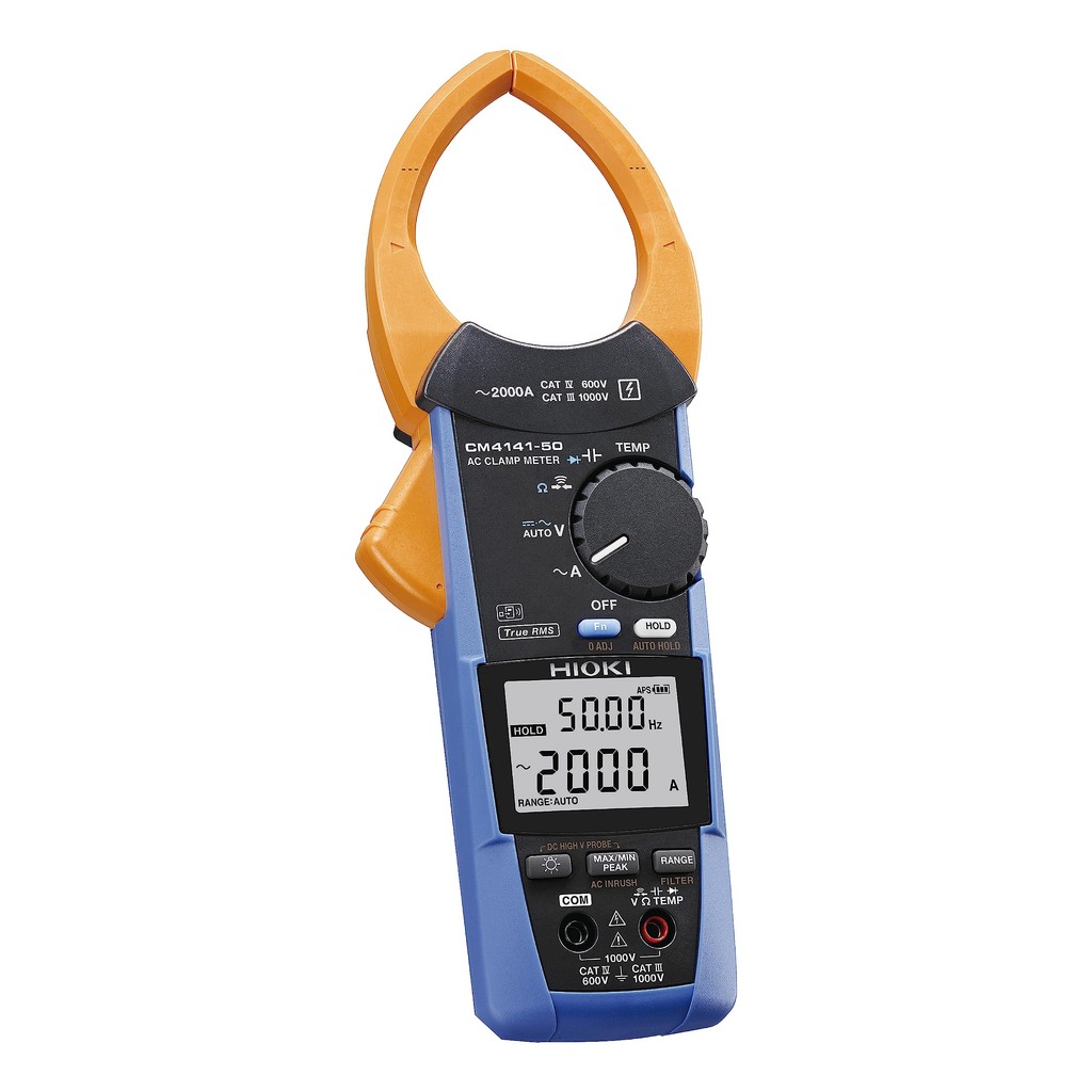 HIOKI (Hioki Electric) AC Clamp Meter CM4141-50 AC 2000A True RMS Wireless Adapter Z3210 Compatible 