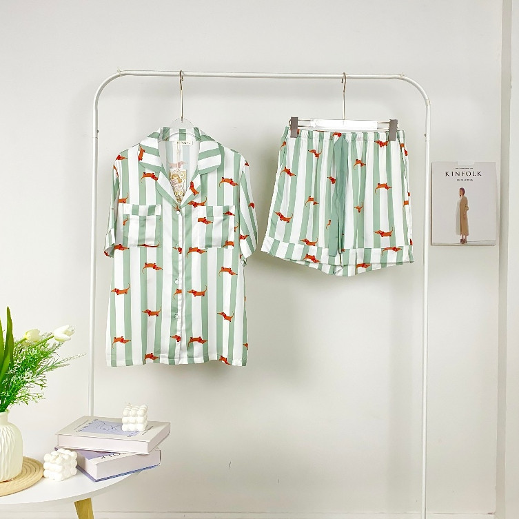 ชุดนอน Mulen (Muslin Pajamas) Collection Muslin Pet (N3109 T3109 Y3109 Y3110)