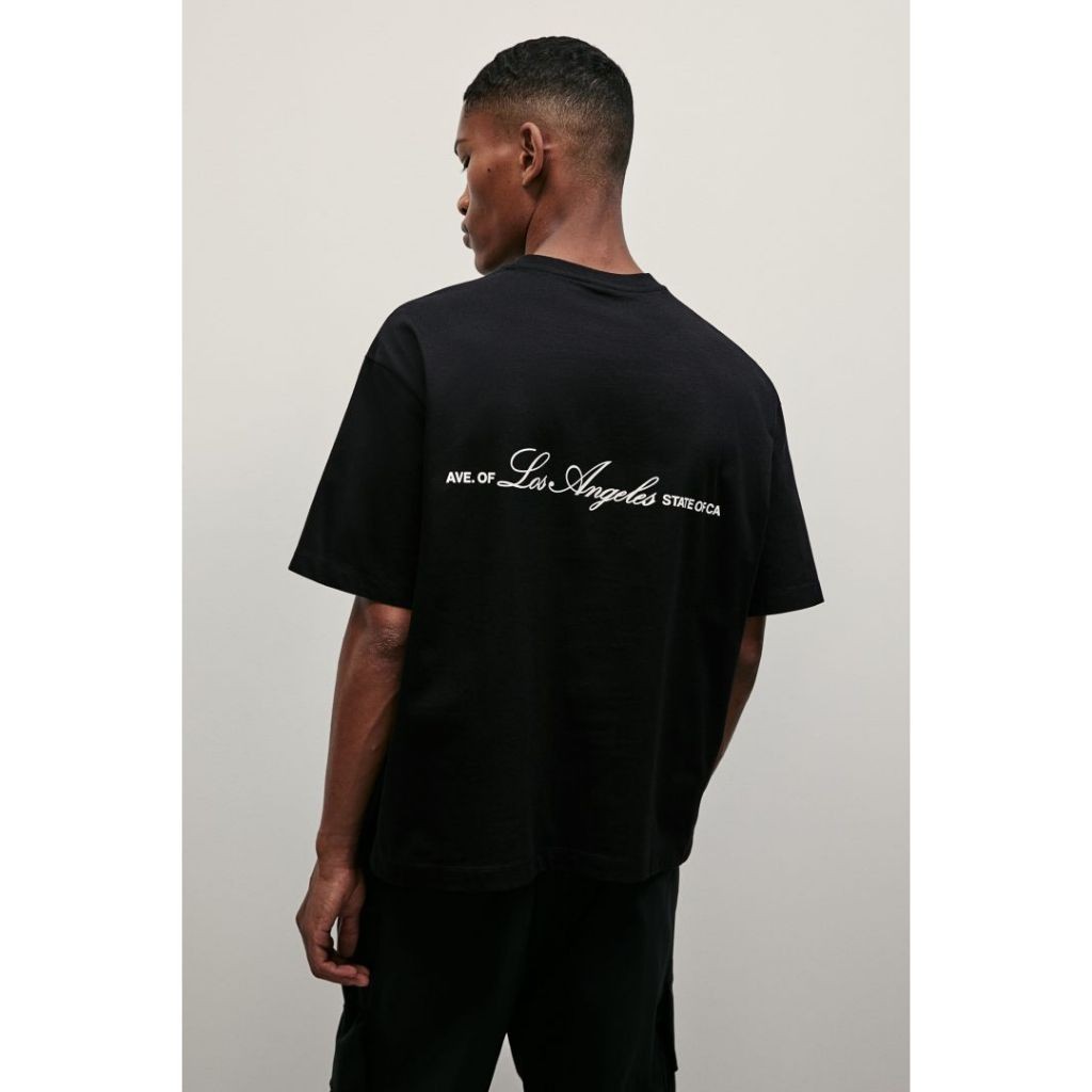 H&M Man Loose Fit Printed T-shirt 1227157_5