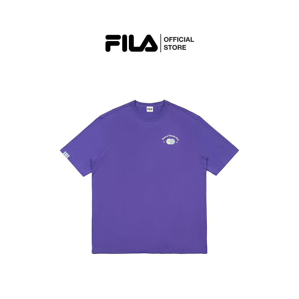 FILA เสื้อยืด TENNIS CLUB รุ่น FW2TSG48085X - PURPLE
