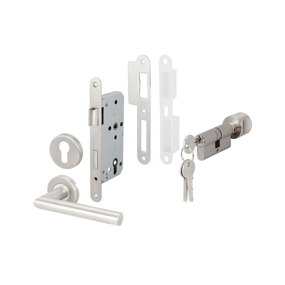 HAFELE มือจับก้านโยกห้องทั่วไป MORTISE 499.10.100 สีสเตนเลส